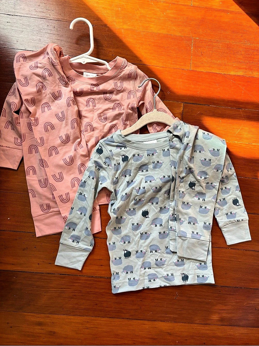Hanna Andersson HannaSoft Pajama Set Two Sets Pink & Blue